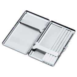 DAN BARMORE Slim V Pocket Metal Tobacco Cigarette Holder Storage Case